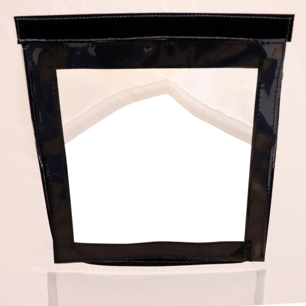 Палатка зимняя куб СЛЕДОПЫТ 1,8 х1,8 м, Oxford 210D PU 1000, 3-местная, цв. бело-синий