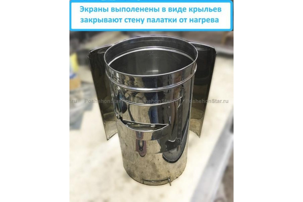 Печь Пошехонка Рыбака PS10 с экранами