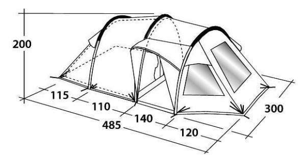 Палатка Outwell Nevada S Палатка Outwell Nevada S