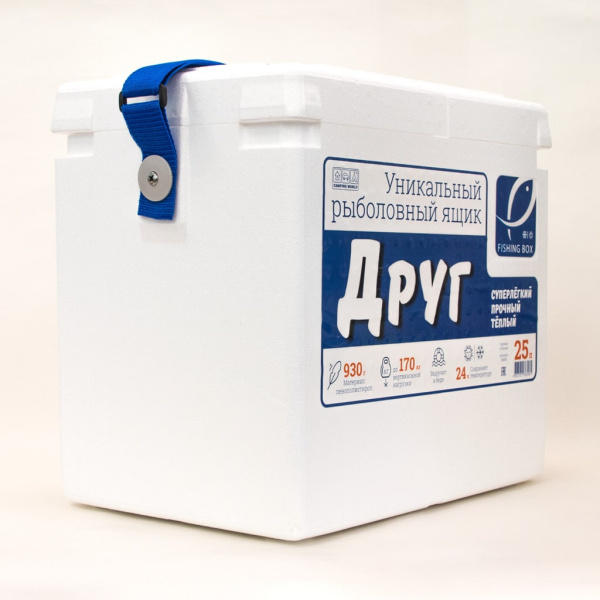 Рыболовный ящик Camping World Друг 25 л цвет белый