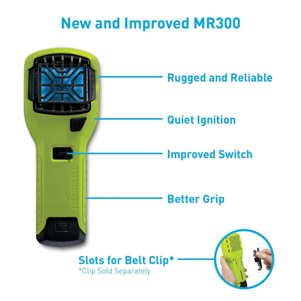 Прибор противомоскитный Thermacell MR-300 Repeller High Visibility Green