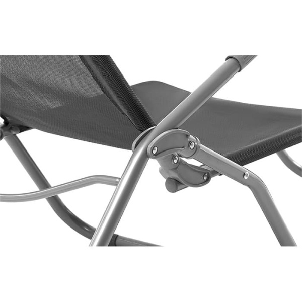 Шезлонг складной GoGarden Comfy Plus серый