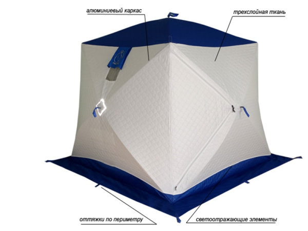 Зимняя палатка Пингвин Призма Термолайт (каркас алюминий)