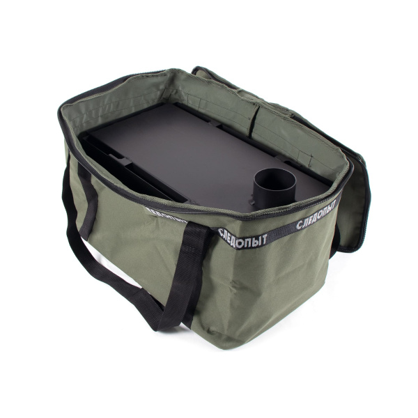 Печь дровяная "Следопыт" Light большая, сталь 1 мм (с экранами и угловыми трубами)