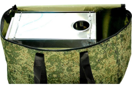 Печь Пошехонка Турист 45 л с искрогасителем и экраном